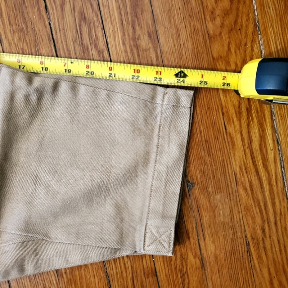 Banana Republic Relaxed Cargo Pants, Size 6, 100% Cotton, Warm Tan, Camel, Beige - Picture 9 of 12